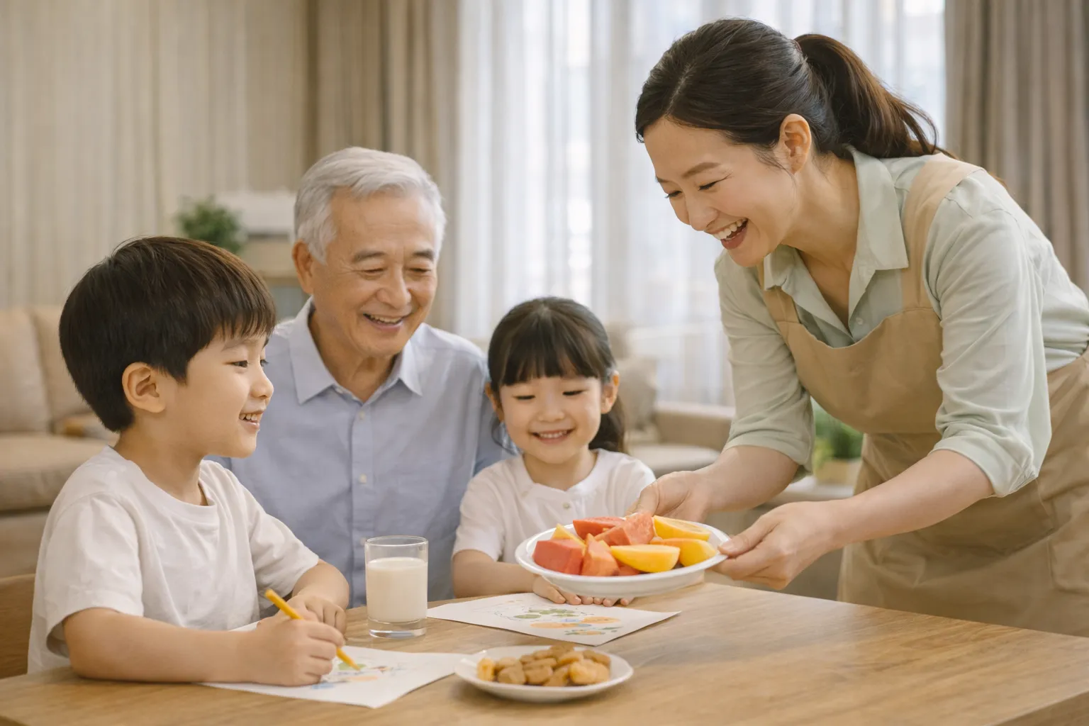 专业家务员贴心照顾